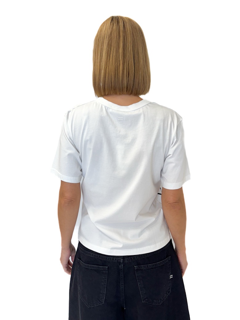 BLUZKA 10DAYS 20-758-3204 BIAŁA Z NADRUKIEM - obrazek 2