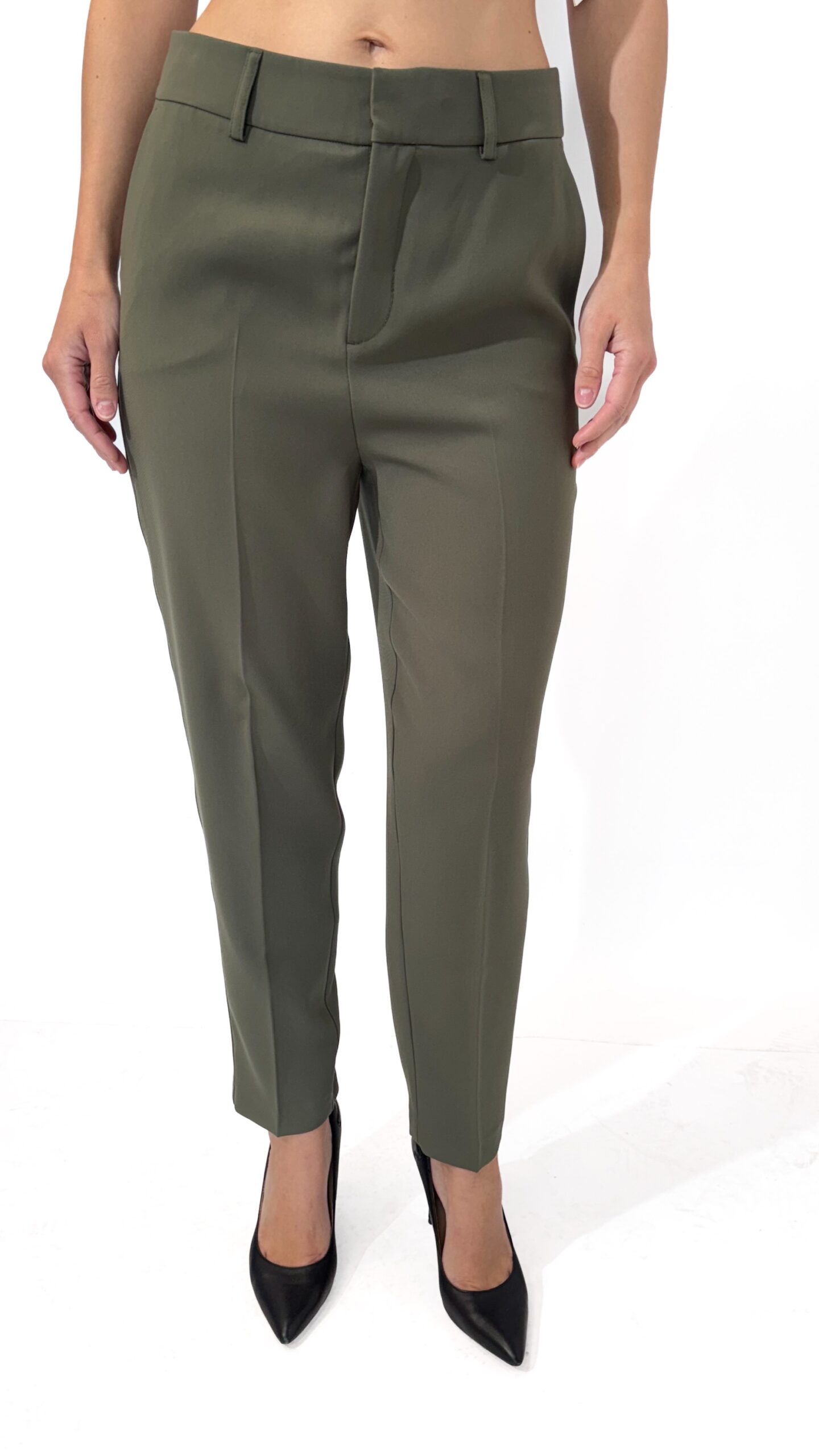 SPODNIE MOS MOSH 149910 KHAKI Z MATERIAŁU - obrazek 5