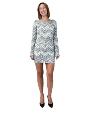 SUKIENKA DOPASOWANA Z GOŁYMI PLECAMI GIULIA N GE2452