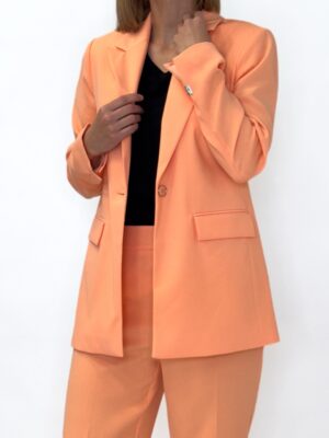 MARYNARKA KORALOWA O DŁUŻSZYM FASONIE MOS MOSH 144560