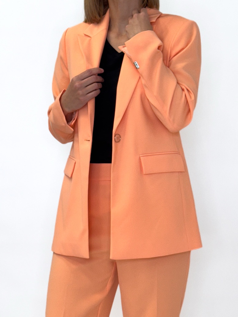 MARYNARKA KORALOWA O DŁUŻSZYM FASONIE MOS MOSH 144560