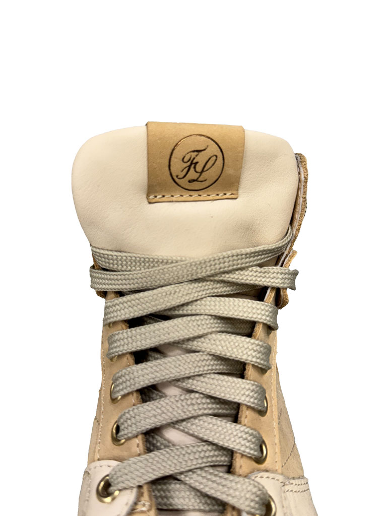 BUTY ZIMOWE BEŻOWE SNEAKERSY NA PLATFORMIE FEDERICA LANCIONI CLAIRE - obrazek 3