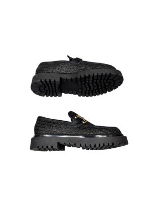 BUTY CZARNE SKÓRZANE MOKASYNY LESTROSA TM8