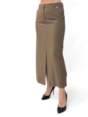 SPÓDNICA BRĄZOWA DŁUGA MOS MOSH 166310