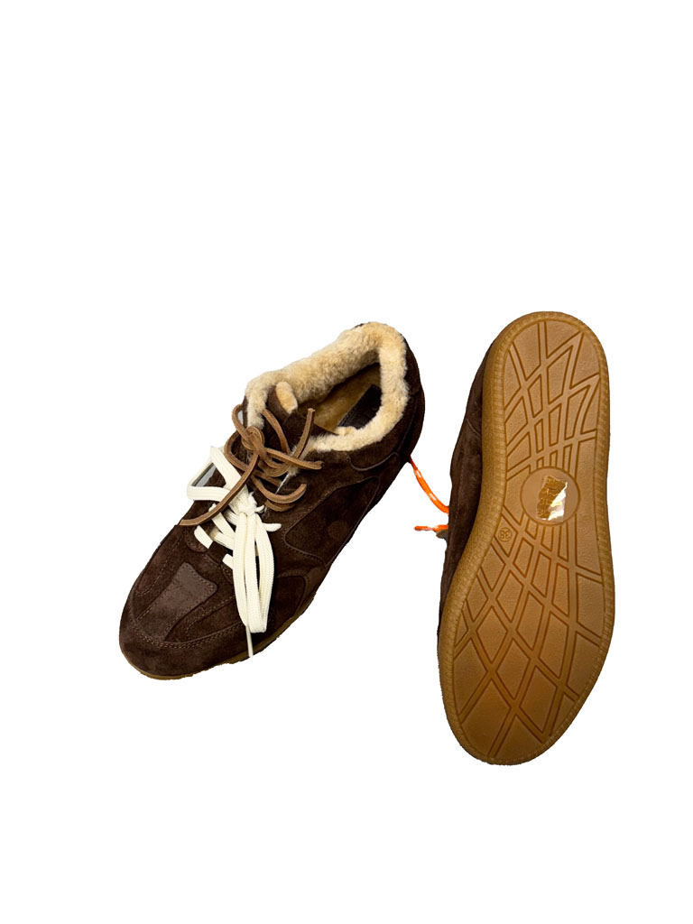 BUTY BRĄZOWE SNEAKERSY Z FUTERKIEM LESTROSA SN88 - obrazek 4