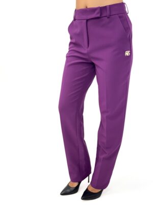 SPODNIE FIOLETOWE Z MATERIAŁU REVISE UNIQUE