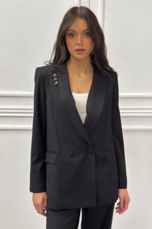 marynarka damska luźna zapinana na jeden guzik