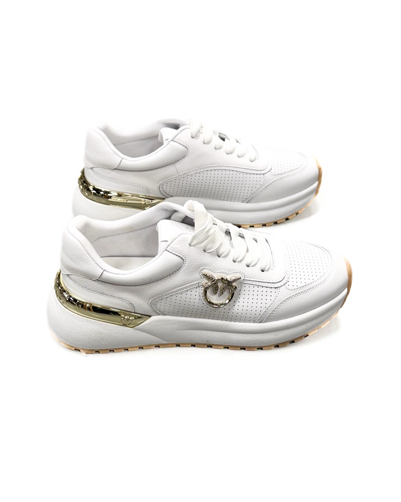 BUTY PINKO SS0019P001 GEM01 BIAŁE SNEAKERSY