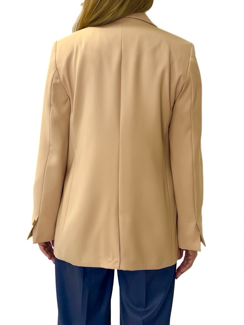 MARYNARKA W KOLORZE CAMELOWYM  MOS MOSH 144560 - obrazek 2