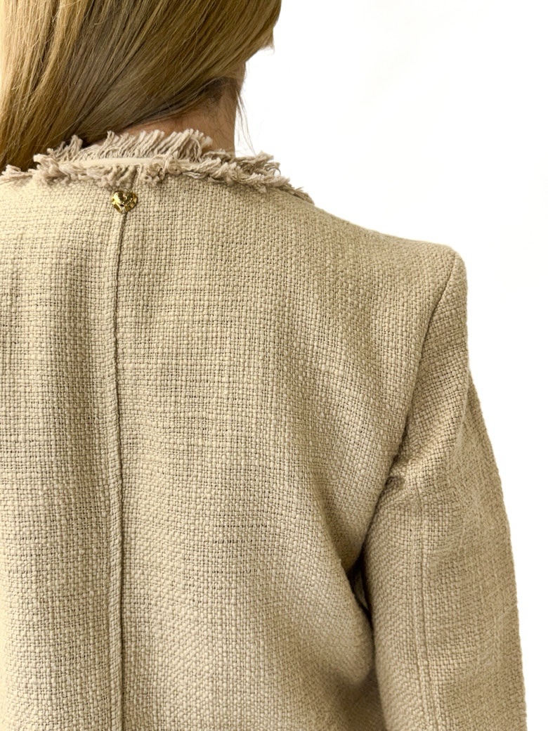 MARYNARKA TWEEDOWA ZAPINANA NA SUWAK TWINSET 191MP2302 - obrazek 5