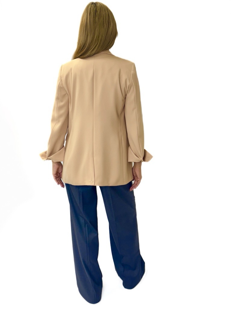 MARYNARKA W KOLORZE CAMELOWYM  MOS MOSH 144560 - obrazek 5