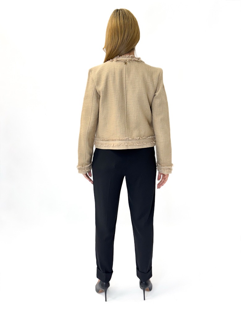 MARYNARKA TWEEDOWA ZAPINANA NA SUWAK TWINSET 191MP2302 - obrazek 6