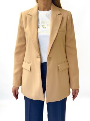 MARYNARKA W KOLORZE CAMELOWYM  MOS MOSH 144560