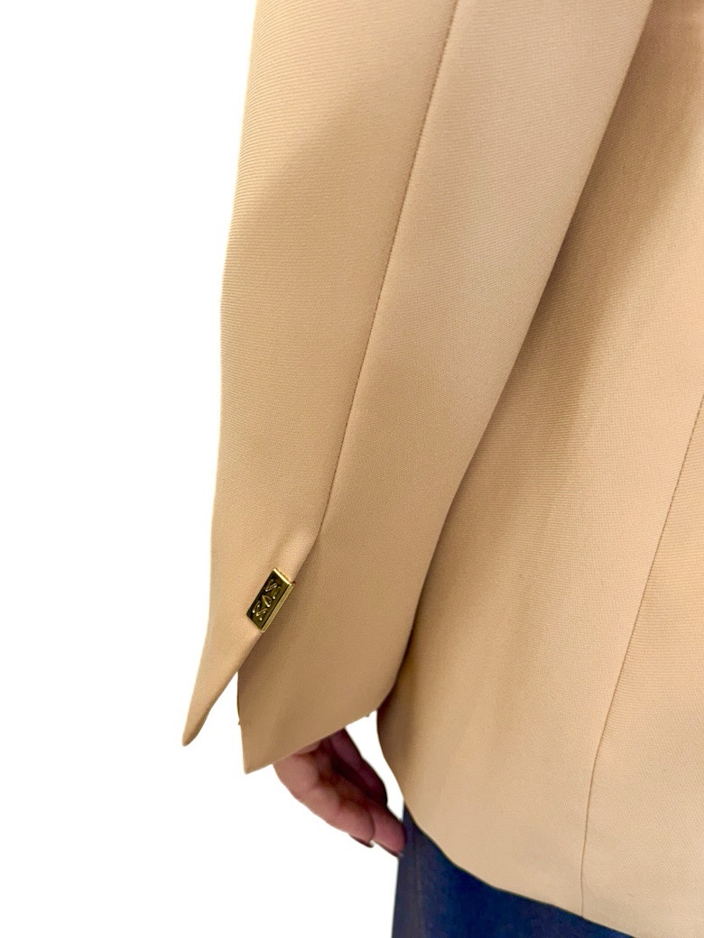 MARYNARKA W KOLORZE CAMELOWYM  MOS MOSH 144560 - obrazek 4