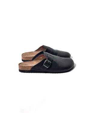 KLAPKI SKÓRZANE CZARNE OVYE AM3496