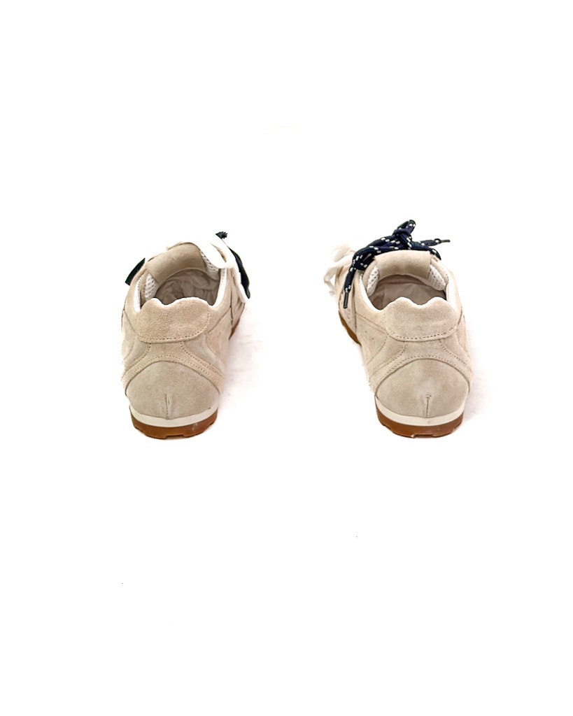 BUTY SNEAKERSY ZAMSZOWE W KOLORZE BEŻOWYM DIVINE MASSI - obrazek 5