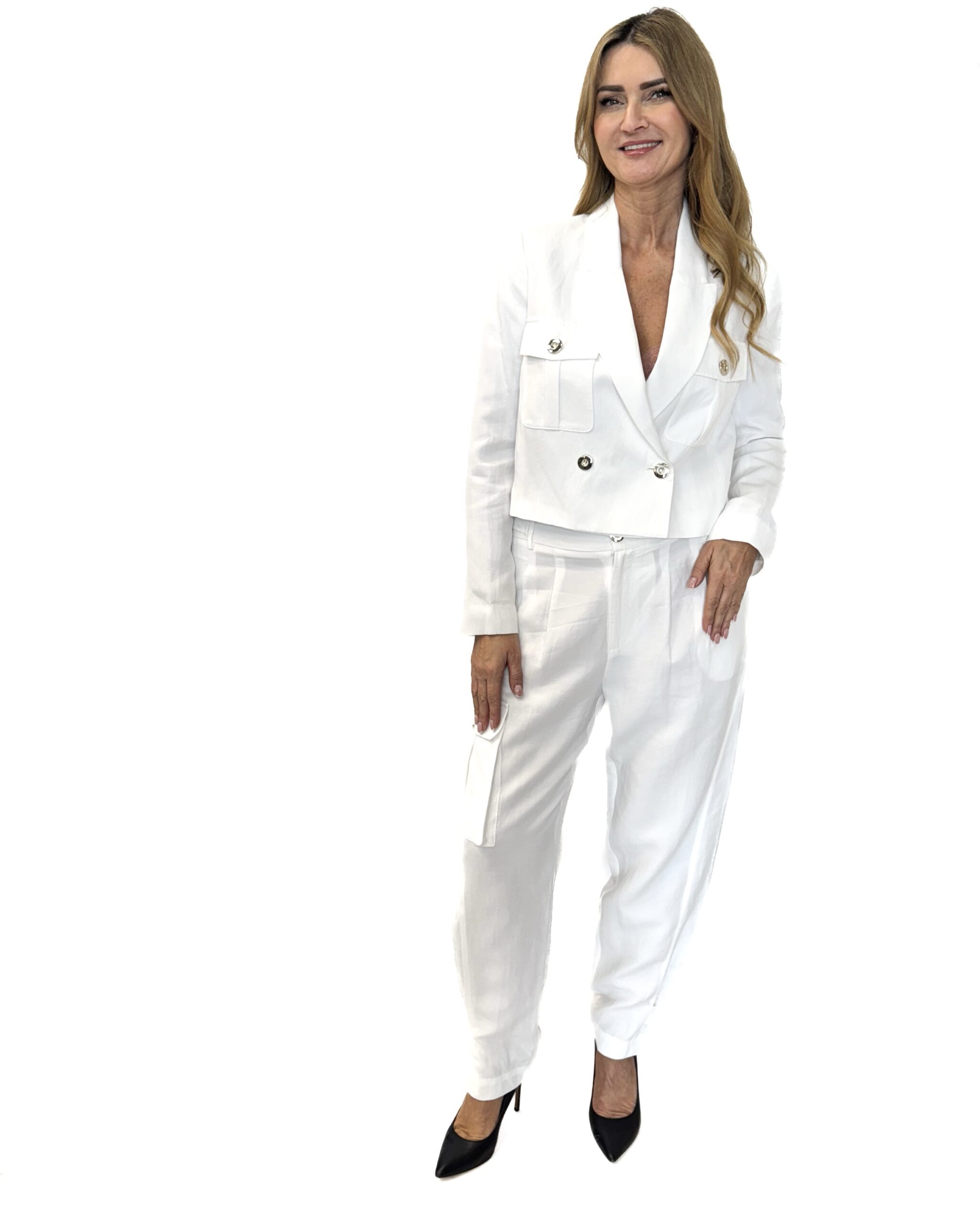 MARYNARKA BIAŁA BABYLON UE00277 - obrazek 3