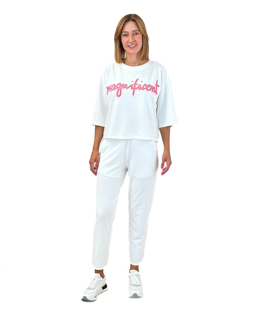 SPODNIE DRESOWE BIAŁE MARGITTES 46883 - obrazek 3