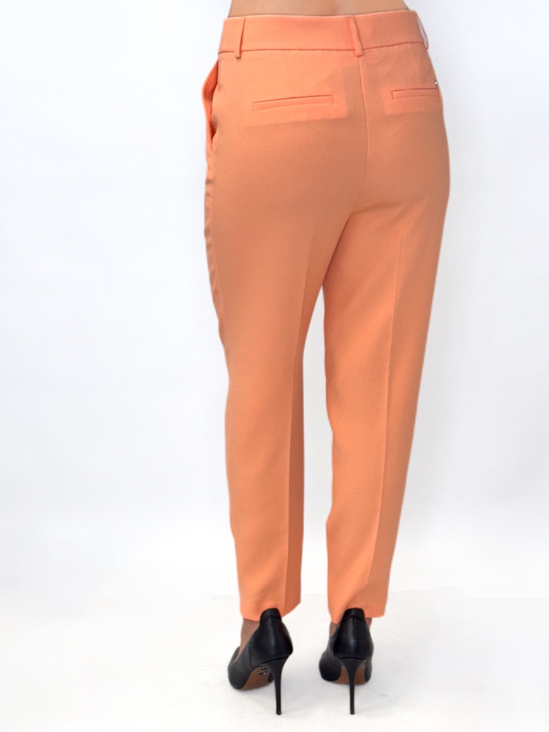 SPODNIE ELEGANCKIE KORALOWE Z MATERIAŁU MOS MOSH 149910 - obrazek 4