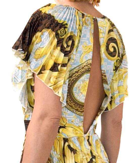 SUKIENKA DŁUGA PLISOWANA KOLOROWA GIL SANTUCCI 21XPT925AES40 - obrazek 2