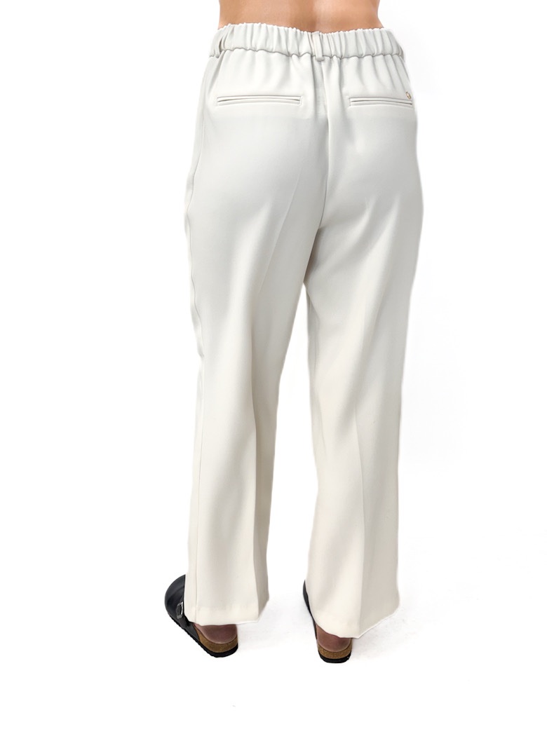 SPODNIE KREMOWE Z MATERIAŁU MOS MOSH 137930 - obrazek 4