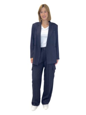 MARYNARKA GRANATOWA Z LEKKIEGO MATERIAŁU ARTIGLI ACGI002110