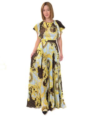 SUKIENKA DŁUGA PLISOWANA KOLOROWA GIL SANTUCCI 21XPT925AES40