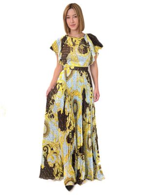 SUKIENKA DŁUGA PLISOWANA KOLOROWA GIL SANTUCCI 21XPT925AES40