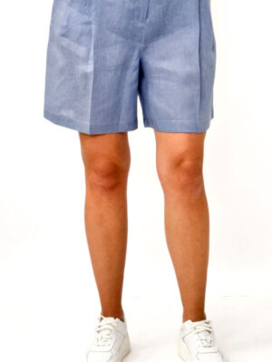 LNIANE SZORTY KRÓTKIE SPODENKI NIEBIESKIE DAMSKIE IMPERIAL D9990025T