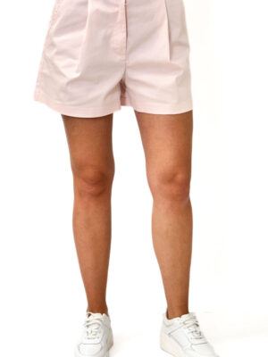 BAWEŁNIANE KRÓTKIE SPODNIE RÓŻOWE Z PASKIEM IMPERIAL D9990032T