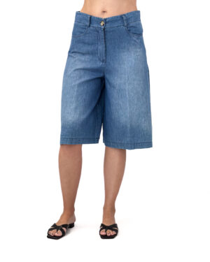 JEANSOWE SPODENKI DAMSKIE DO KOLAN VICOLO TB2158