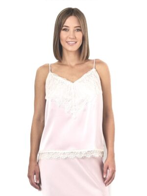 SATYNOWA SPÓDNICA I BLUZKA NA RAMIĄCZKACH KOMPLET MAKE A WISH COCO LILA