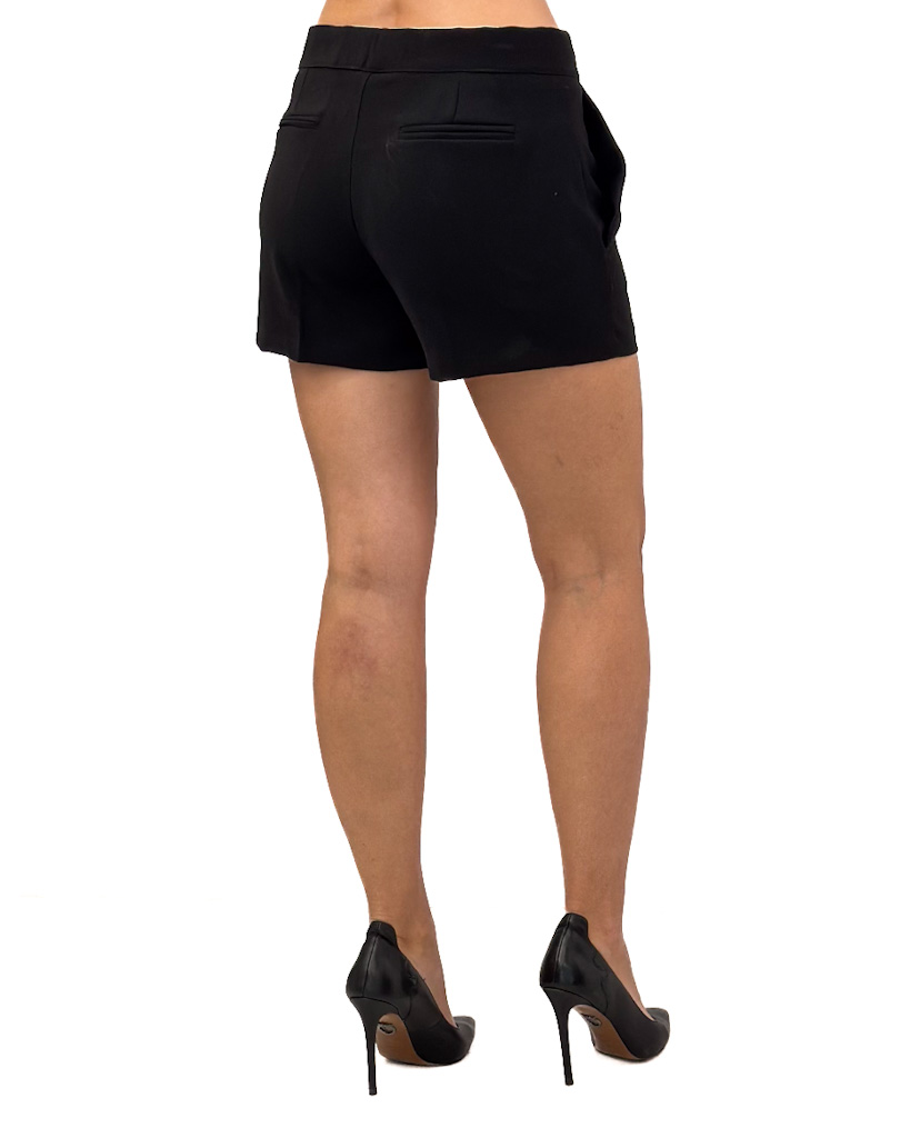 CZARNE ELEGANCKIE SZORTY DAMSKIE SOUVENIR D38N - obrazek 3