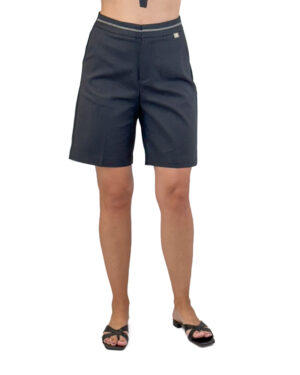 KRÓTKIE CZARNE SPODENKI ROBERTA BIAGI PAN4247