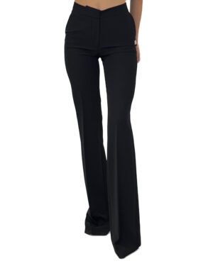 SPODNIE CZARNE Z MATERIAŁU ELEGANCKIE REVISE JOYCE