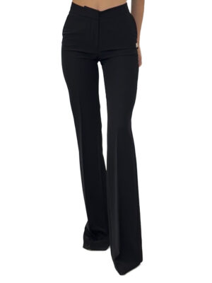 SPODNIE CZARNE Z MATERIAŁU ELEGANCKIE REVISE JOYCE
