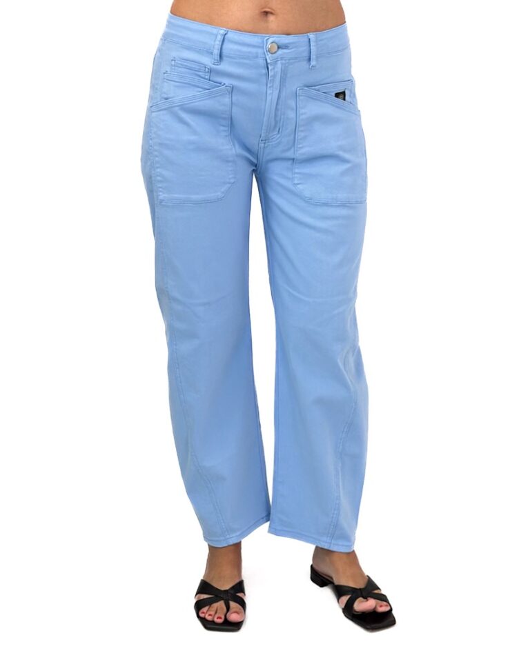 NIEBIESKIE SPODNIE BANANY ELIAS RUMELIS ISABELLA