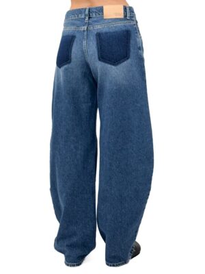 NIEBIESKIE SZEROKIE JEANSY DAMSKIE VICOLO DF5202