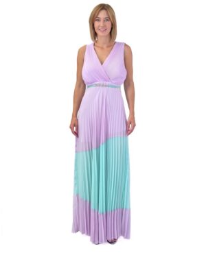 DŁUGA PLISOWANA SUKIENKA CRISTINAEFFE 9PF 0743