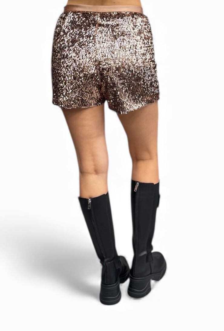 KRÓTKIE SZORTY Z CEKINÓW SILENCE PA287 - obrazek 2