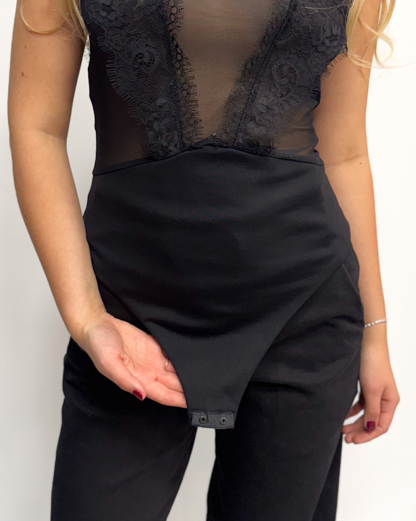 CZARNE KORONKOWE BODY IMPERIAL B260KJS - obrazek 3