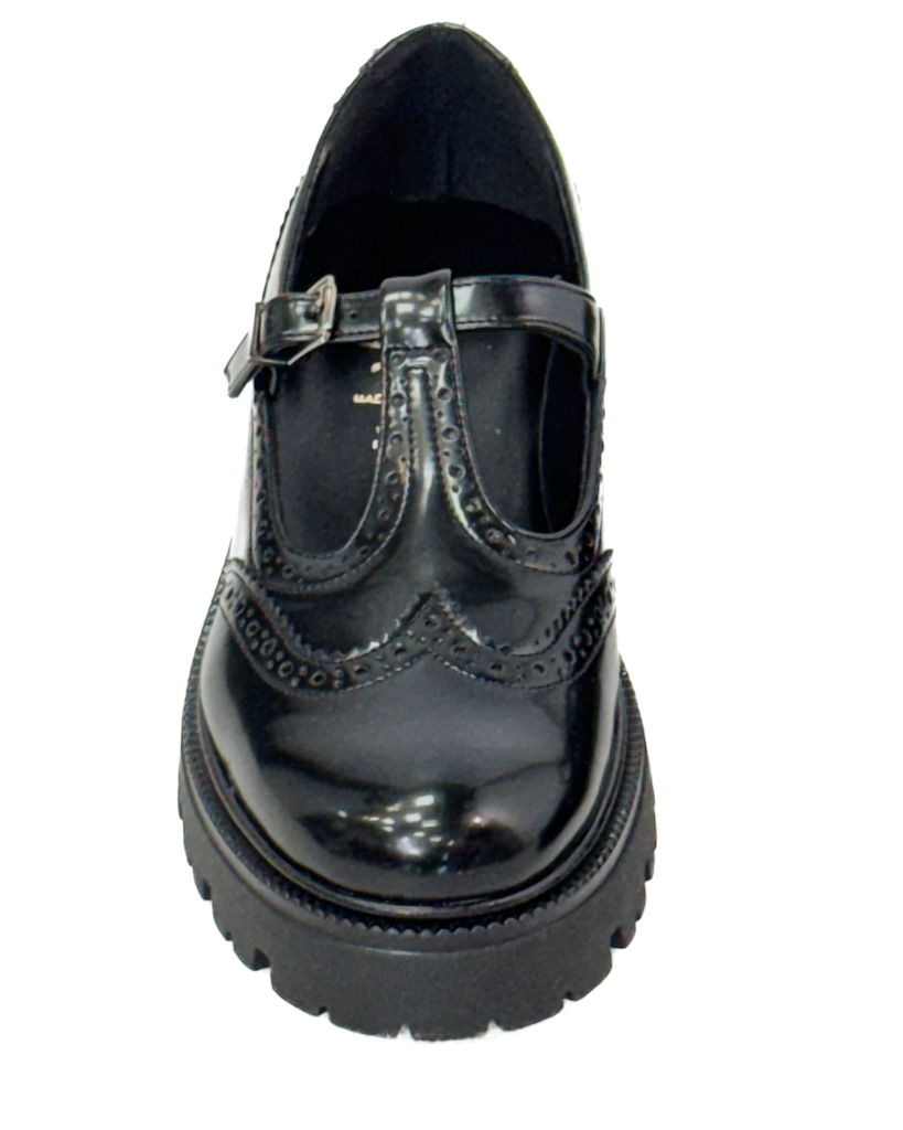 CZARNE DAMSKIE SKÓRZANE PÓŁBUTY OVYE LF600 - obrazek 3