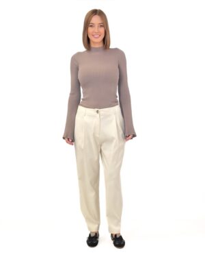 SWETER PIASKOWY PÓŁGOLF DAMSKI KONTATTO 3M0816CN