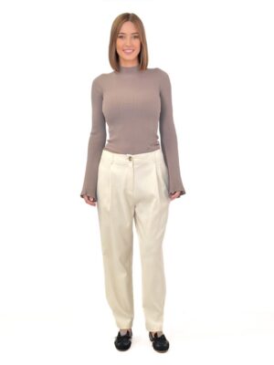 SWETER PIASKOWY PÓŁGOLF DAMSKI KONTATTO 3M0816CN