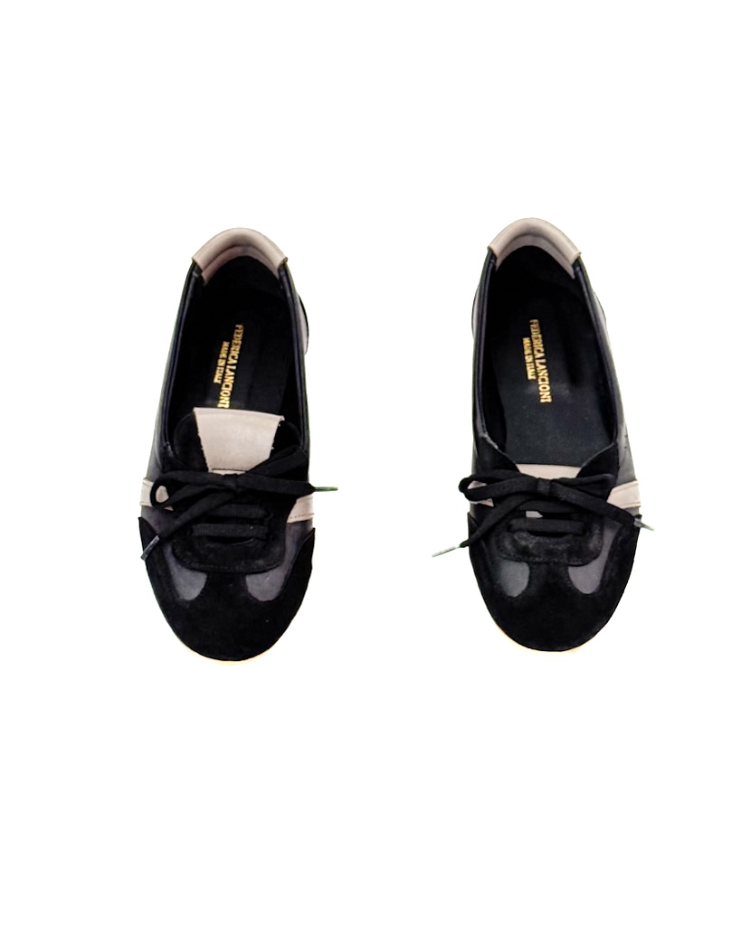 BUTY SKÓRZANE SPORTOWE BALERINY FEDERICA TIMBER - obrazek 2