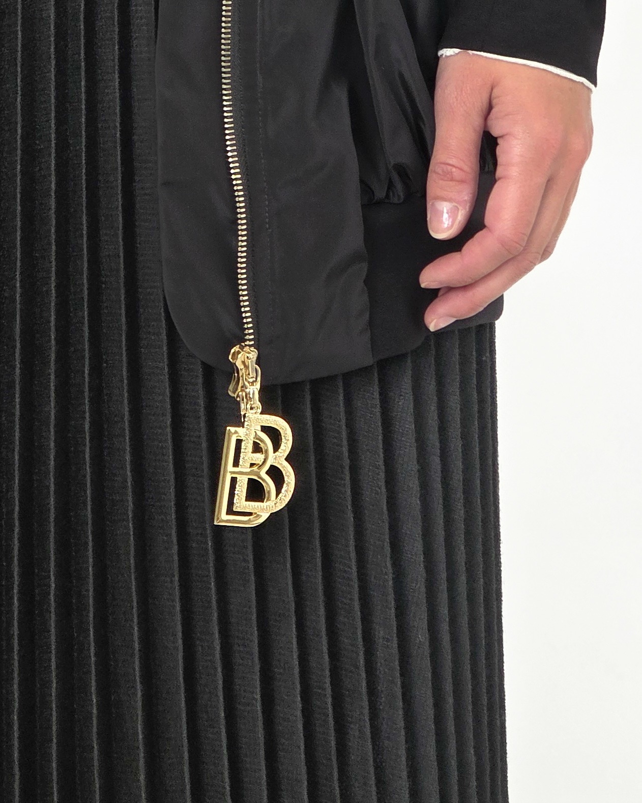 CZARNA KURTKA BOMBERKA BABYLON XMF0413 - obrazek 5