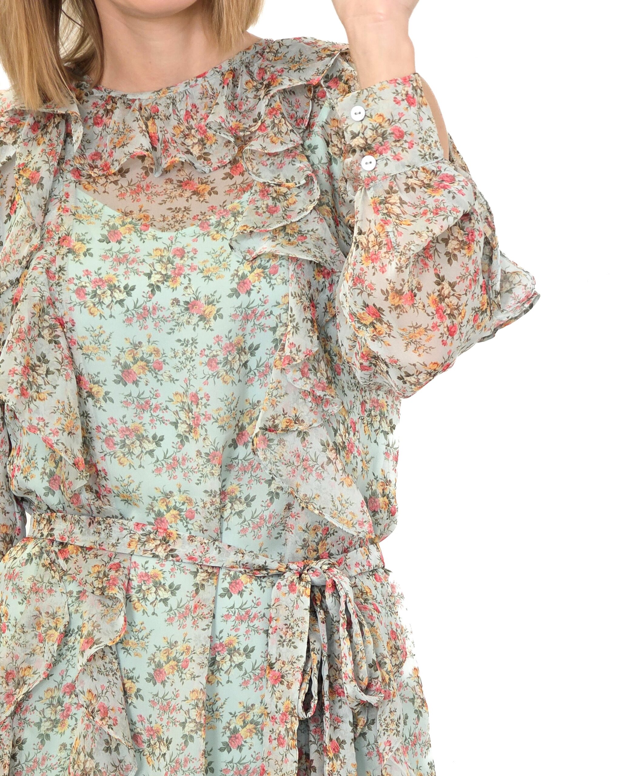 SUKIENKA W DROBNE KWIATY TWINSET 191TP2573 - obrazek 3