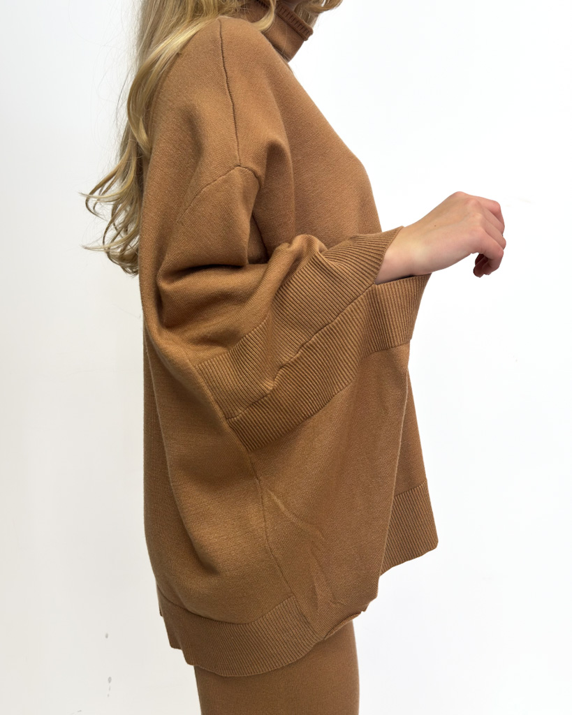 KOMPLET Z DZIANINY SPODNIE I SWETER PIA B QUARNI - obrazek 6