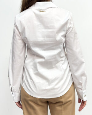 biała bluzka elegancka włoska firma