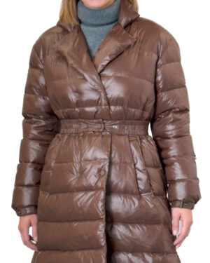 brązowa kurtka na zimę damska